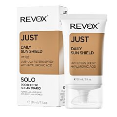 REVOX 77 Just Daily Sun Shield Uva+Uvb Filters Spf 50+Hyaluronic Acid 