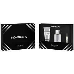 КОМПЛЕКТ MONTBLANC EXPLORER PLATINUM Eau de Parfum + Travel Spray + Shower Gel