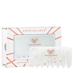 CRYSTALLOVE Clear Quartz Comb