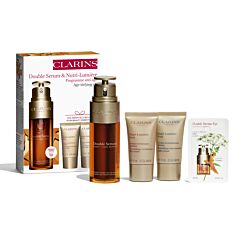 КОМПЛЕКТ CLARINS Double Serum & Nutri-Lumière. Youthfulness programme.