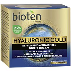 BIOTEN Hyaluronic Gold Нощен крем