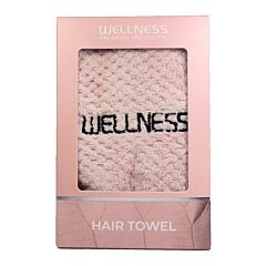 WELLNESS PREMIUM PRODUCTS Hair Towel Pink