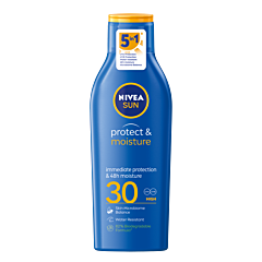 NIVEA Sun Protect & Moisture Хидратиращ слънцезащитен лосион SPF 30