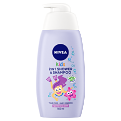 NIVEA Kids Детски 2в1 душ-гел и шампоан за момичета