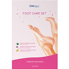 Stay Well Foot Care Set (3 masks)