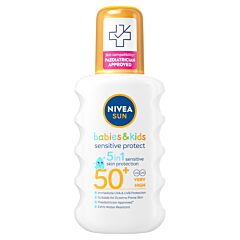 NIVEA Sun Babies & Kids Sensitive слънцезащитен спрей SPF 50+