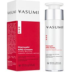 YASUMI MAMUSHI Cream with argirelin that reduces mimic wrinkles