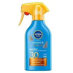 NIVEA Sun Protect & Bronze Слънцезащитен спрей с помпа SPF 30