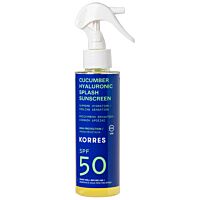 KORRES Cucumber Hyaluronic Splash Sunscreen Face & Body  SPF50 - Douglas
