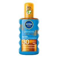 NIVEA Sun Protect & Bronze Защитно олио за допълнителен тен SPF 30