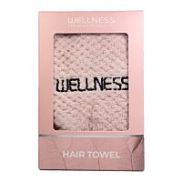 WELLNESS PREMIUM PRODUCTS Hair Towel Pink