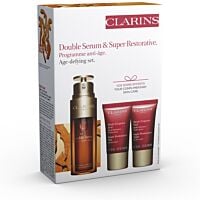 КОМПЛЕКТ Clarins Double Serum & Super Restorative Anti-aging routine - Douglas