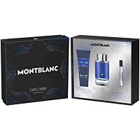 КОМПЛЕКТ MONTBLANC Explorer Ultra Blue Eau De Parfum + Travel Spray + Shower Gel