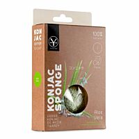 YASUMI Konjac Sponge For Face Wash With Aloe Vera For Dry And Sensitive Skin