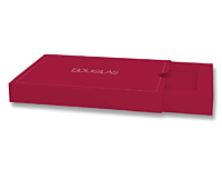 Кутия за карта за подарък Gift Card DOUGLAS. Цвят червен. Размери 13 x 8 x 3 см