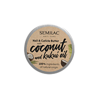 SEMILAC  Nail Care Nail And Cuticle Butter With Coconut And Kukui Oil  