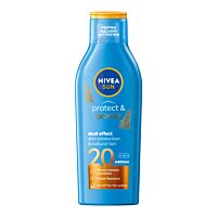 NIVEA Sun Protect & Bronze Слънцезащитен лосион за естествен тен SPF 20