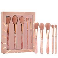 КОМПЛЕКТ CRYSTALLOVE Rose Quartz Makeup Brushes Set