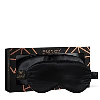 КОМПЛЕКТ CRYSTALLOVE Men Silk Eye Mask - Black