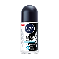 NIVEA MEN Deo Рол-он мъжки Invisible on Black & White Fresh