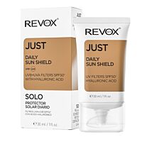 REVOX 77 Just Daily Sun Shield Uva+Uvb Filters Spf 50+Hyaluronic Acid 