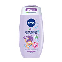 NIVEA Kids Детски 2в1 душ-гел и шампоан за момичета