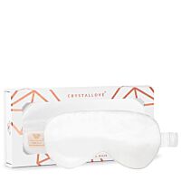 КОМПЛЕКТ CRYSTALLOVE Silk Eye Mask - Ivory