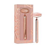 CRYSTALLOVE Vibrating Rose Quartz Roller