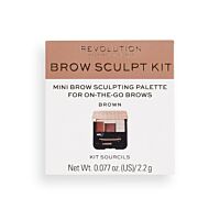 MAKEUP REVOLUTION Brow Sculpt Kit Brown