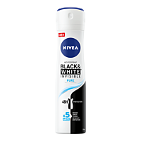 NIVEA Deo Спрей дамски Invisible on Black & White Pure