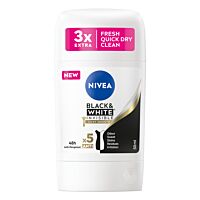 NIVEA Deo Стик дамски Invisible on Black & White Silky Smooth