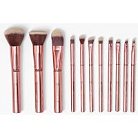 КОМПЛЕКТ BH 11 Piece Brush Set with Bag Metal Rose