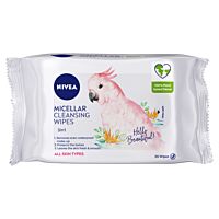 NIVEA Почистващи кърпички с мицеларна вода, 25 pcs