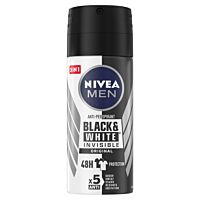 NIVEA MEN Deo Спрей мъжки Invisible on Black & White мини