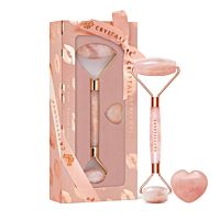 КОМПЛЕКТ CRYSTALLOVE Rose Quartz Roller Selflove Set 