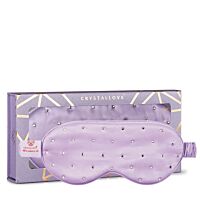 CRYSTALLOVE Crystalized Silk Eye Mask - Lilac