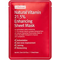 BY WISHTREND Natural Vitamin C21.5% Enhancing Sheet Mask