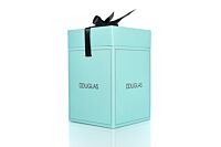 Кутия за подарък DOUGLAS Pop-Up. Цвят мента. Размери 12 x 12 x 18 см