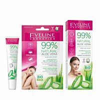 EVELINE 99% Natural Aloe Vera 2В1 Депилиращ Крем За Лице 20 Мл + Усполояващ Гел За След Депилация 2Х5Мл