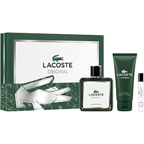 КОМПЛЕКТ LACOSTE Original Eau De Parfum Travel Spray Shower Gel Set