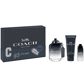 КОМПЛЕКТ COACH Men Eau De Toilette + Travel Spray + Shower Gel