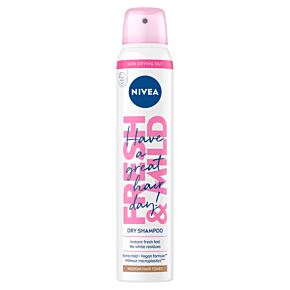 NIVEA HC 3in1 Сух шампоан кестеняви тонове
