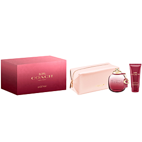 КОМПЛЕКТ COACH Wild Rose Eau De Parfum + Body Lotion + Pouch