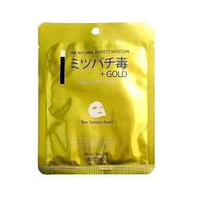 Mitomo Gold + Bee venom Facial Essence Mask