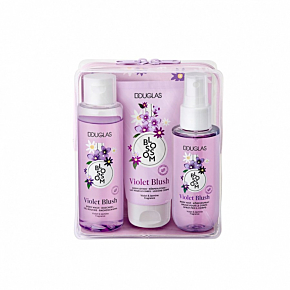 КОМПЛЕКТ DOUGLAS BLOSSOM Violet Blush Travel Set 