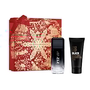 КОМПЛЕКТ CAROLINA HERRERA  212 Vip Men Black
