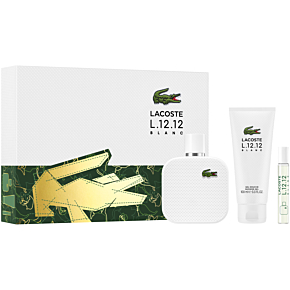 КОМПЛЕКТ LACOSTE L.12.12 Blanc Eau De Toilette Travel Spray Shower Gel Set