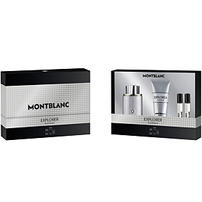 КОМПЛЕКТ MONTBLANC Explorer Platinum Eau De Parfum + Travel Spray Edpx2 + Shower Gel
