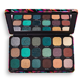 MAKEUP REVOLUTION Forever Flawless Chilled with cannabis sativa Eyeshadow Palette