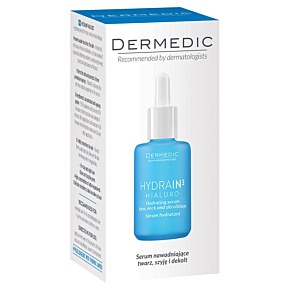 DERMEDIC HYDRAIN3 HIALURO Хидратиращ серум за лице, шия и деколте